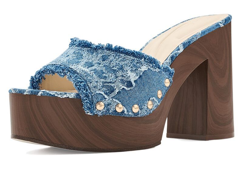 ジェシカシンプソン レディース シューズ ヒール プラットフォーム サンダル Jessica Simpson Cezia Block Heels Platform Sandals Medium Blu