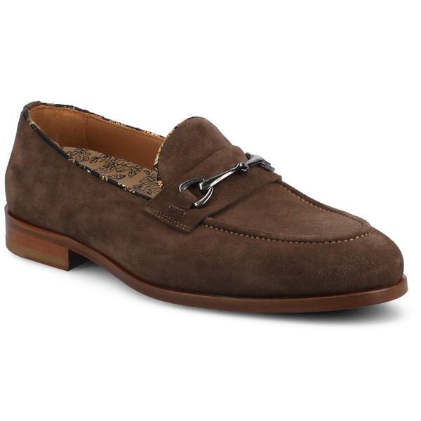 タフト メンズ シューズ ローファー TAFT Mens Russell Bit Loafer TaupeSuede トープ