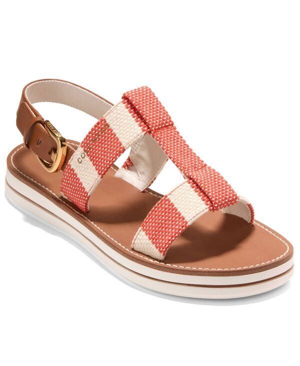 コールハーン レディース シューズ サンダル Cole Haan Womens Pinch LongWeekender Flat Sandalsummer Fig Natural Stripe Can