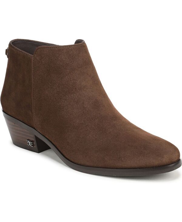 サムエデルマン レディース シューズ ブーツ・レインブーツ Sam Edelman Womens Petty Zip Short Booties Brown Suede ブラウン