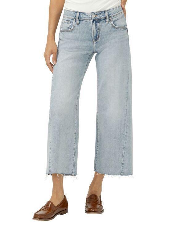 シルバー ジーンズ レディース ボトムス デニムパンツ クロップド Silver Jeans Co Womensuki MidRise Cropped WideLeg Jeans West End