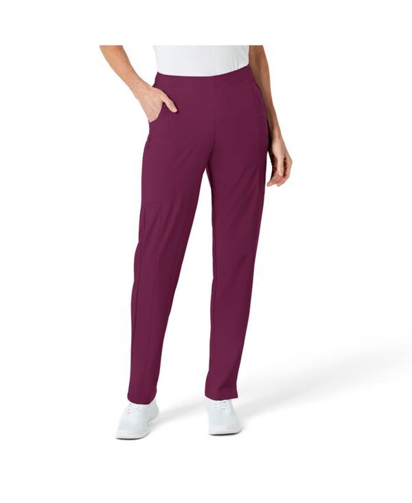 ウィンク レディース ボトムス カジュアルパンツ Wink Womens W123 Flat Front Cargo Scrub Pant Wine ワイン