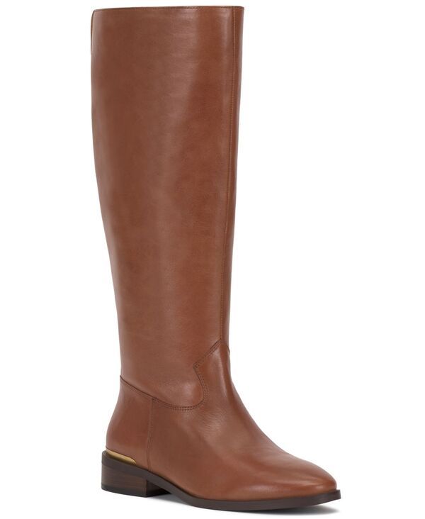 ヴィンスカムート レディース シューズ ブーツ・レインブーツ Vince Camuto Womens Bercla Riding Boots Brandy Leather