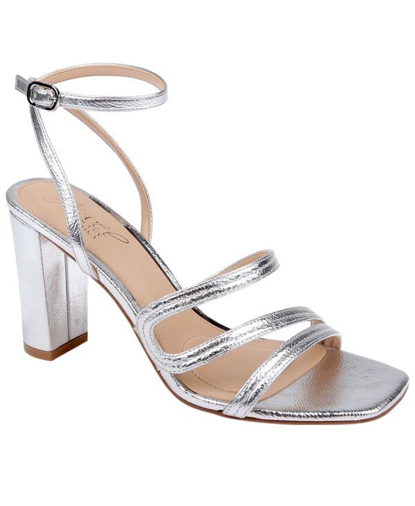 ジュウェルダグレイミシュカ レディース シューズ サンダル Jewel Badgley Mischka Womens Zedina Square Toe Dressandal silver Paten