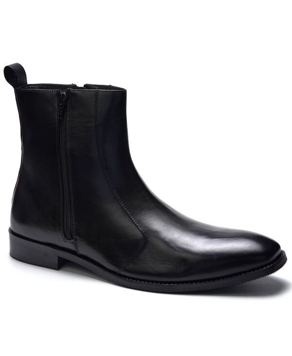 アンソニー ヴィア メンズ シューズ ブーツ・レインブーツ Anthony Veer A Veer Mens Lexington Side Zip Boots Black ブラック