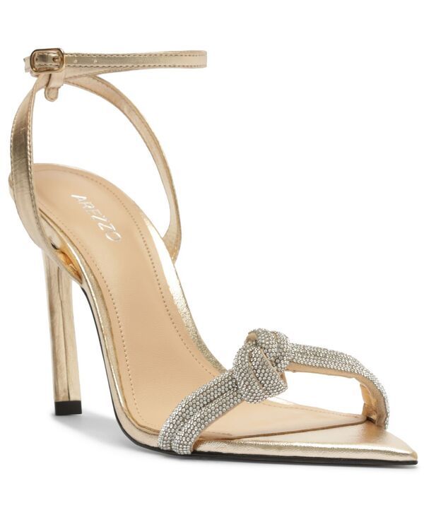 アレッツォ レディース シューズ サンダル Arezzo Womenstella High Stiletto Dressandals Platino