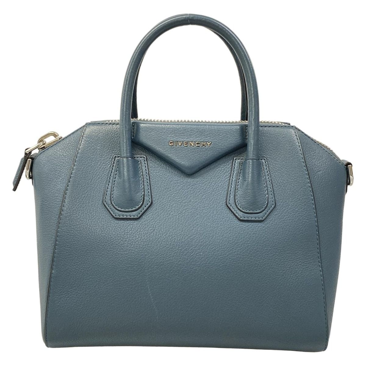 GIVENCHY(ジバンシー) ハンドバッグ アンティゴナスモール ネイビー レザー