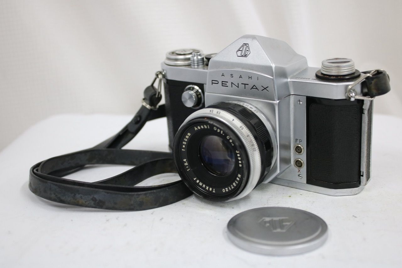 【訳あり品】 ペンタックス Pentax AP + Takumar 58mm F2.4 プリセット絞り ボディ レンズセット e14525