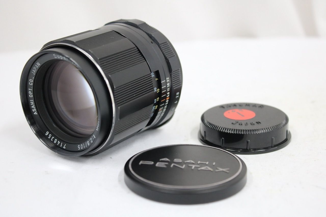 【返品保証】 ペンタックス Pentax Super-Multi-Coated TAKUMAR 105mm F2.8 M42マウント レンズ e14542