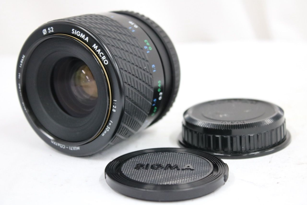 【返品保証】 シグマ Sigma MACRO MULTI-COATED 50mm F2.8 ペンタックスマウント レンズ e14546