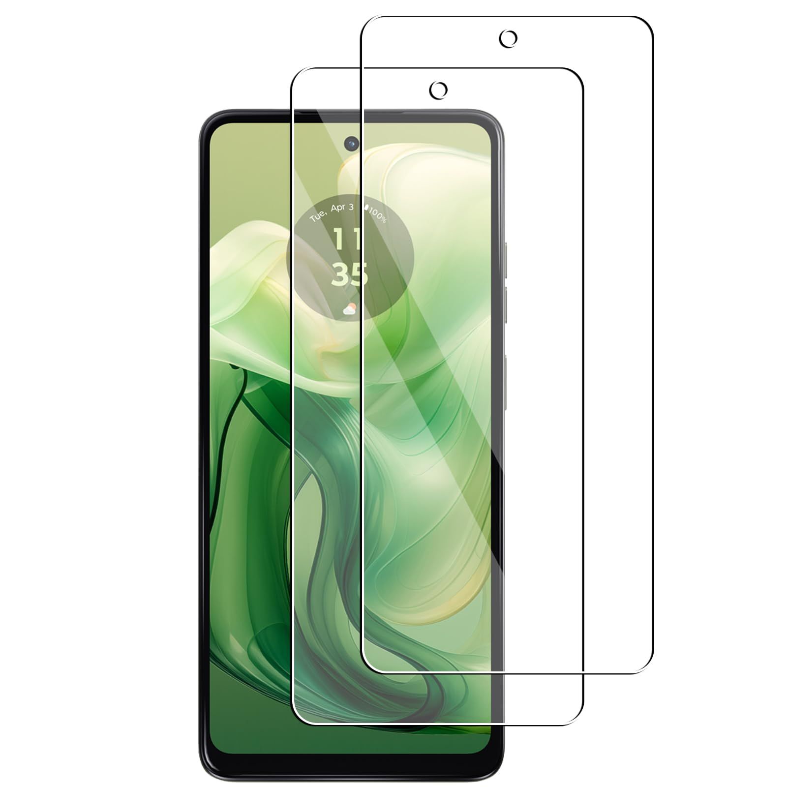 2枚セット】対応 Motorola Moto G24 ガラスフィルム 全面保護 強化