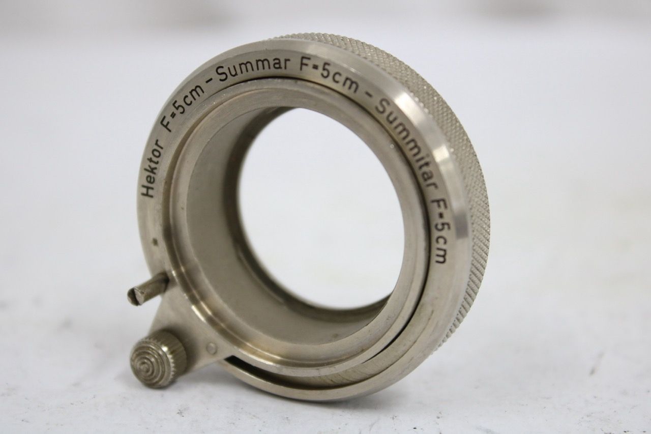 【返品保証】 Hektor F=5cm-Summar - Summitar ヘリコイドリング e14564