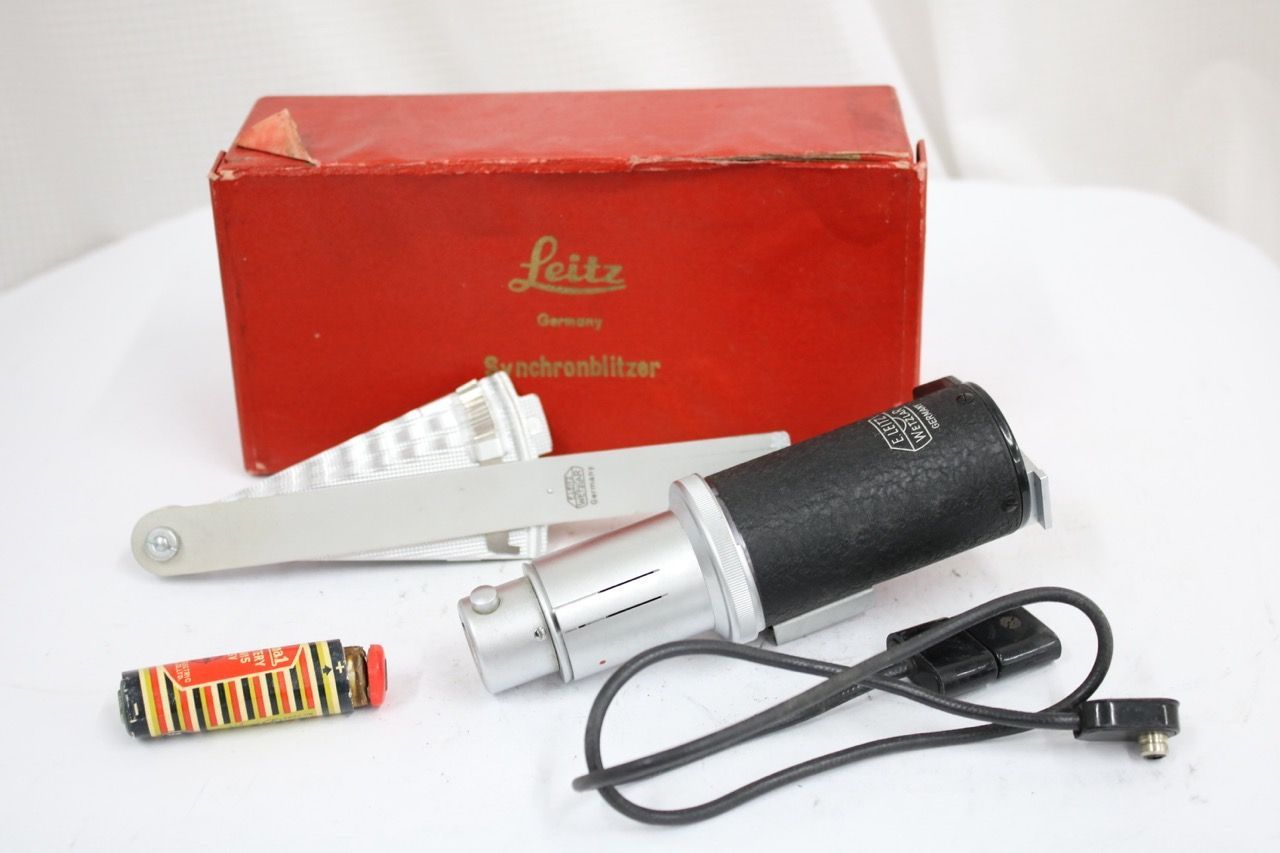 【返品保証】 【元箱付き】 ライカ Leica Synchronblitzer シンクロフラッシュ e14565