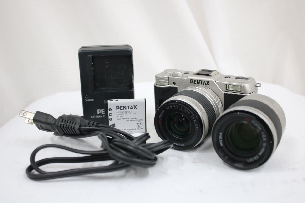 【返品保証】 ペンタックス Pentax Q10 SR smc PENTAX 5-15mm ED AL 15-45mm ED 付属品多数 e14585 28,251円