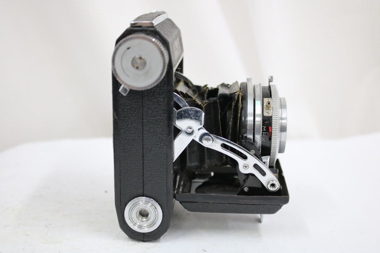 訳あり品】 小西六 Pearl III Hexar 75mm F3.5 蛇腹カメラ e14595
