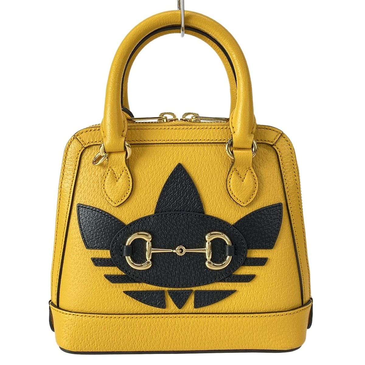GUCCI(グッチ) ハンドバッグ美品 ホースビット/1955 677212 イエロー 