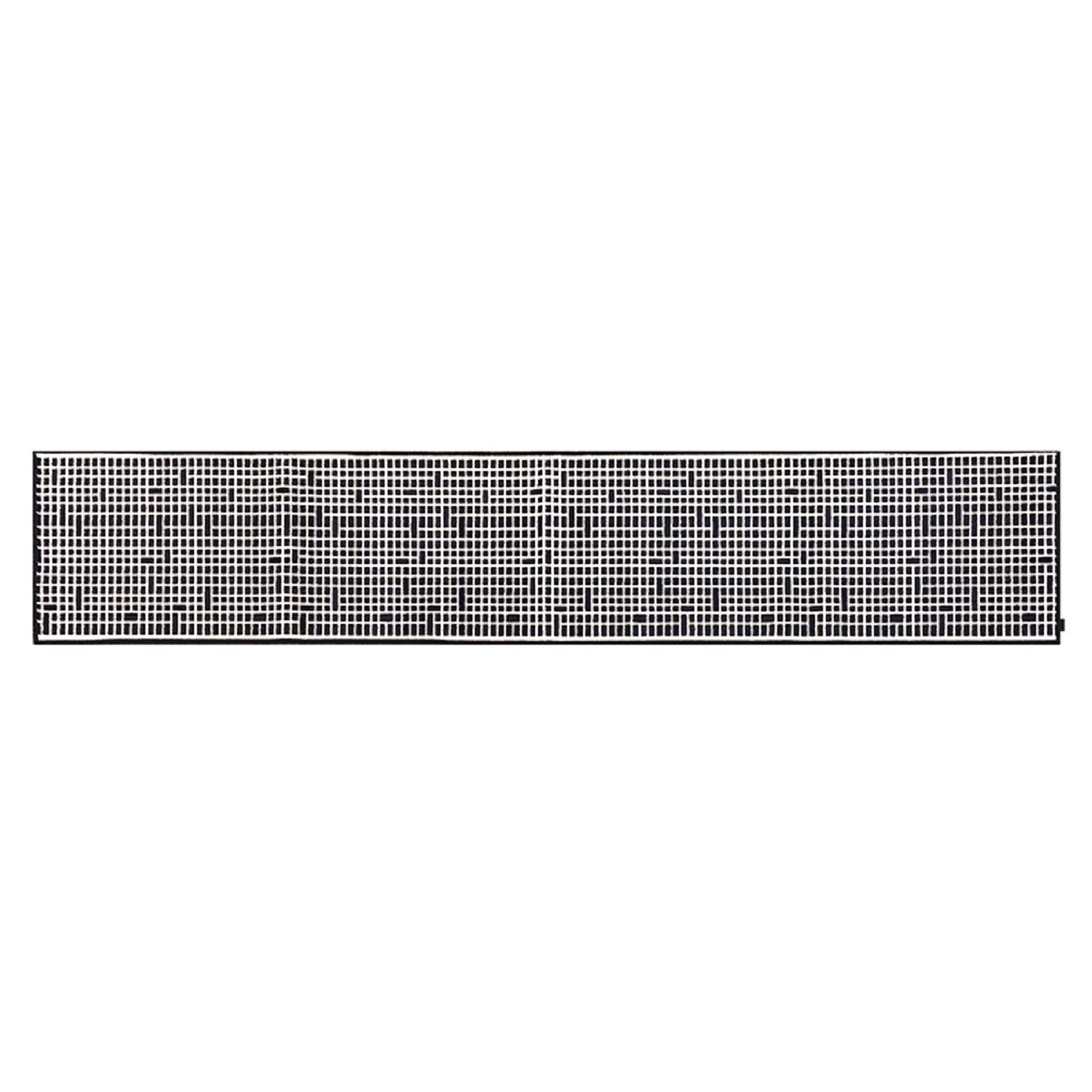 新品 センコー HAUSKA モザイク N キッチンマット 約50×240cm ネイビー 33656