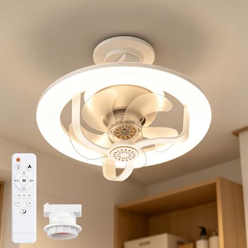 TENKOO&YOU シーリングファンライト LED 首振り 36W 4000lm 【正逆回転・指向性送風モ一ド】6畳~8畳 小型 天井扇風機 E26口金 ファン付き照明 サーキュレーター 壁スイッチメモリー機能 DCモーター 無段階調光調色 省エネ タイマe