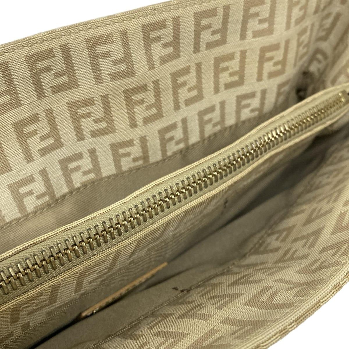 FENDI(フェンディ) トートバッグ ズッキーノ柄 8BH133 アイボリー