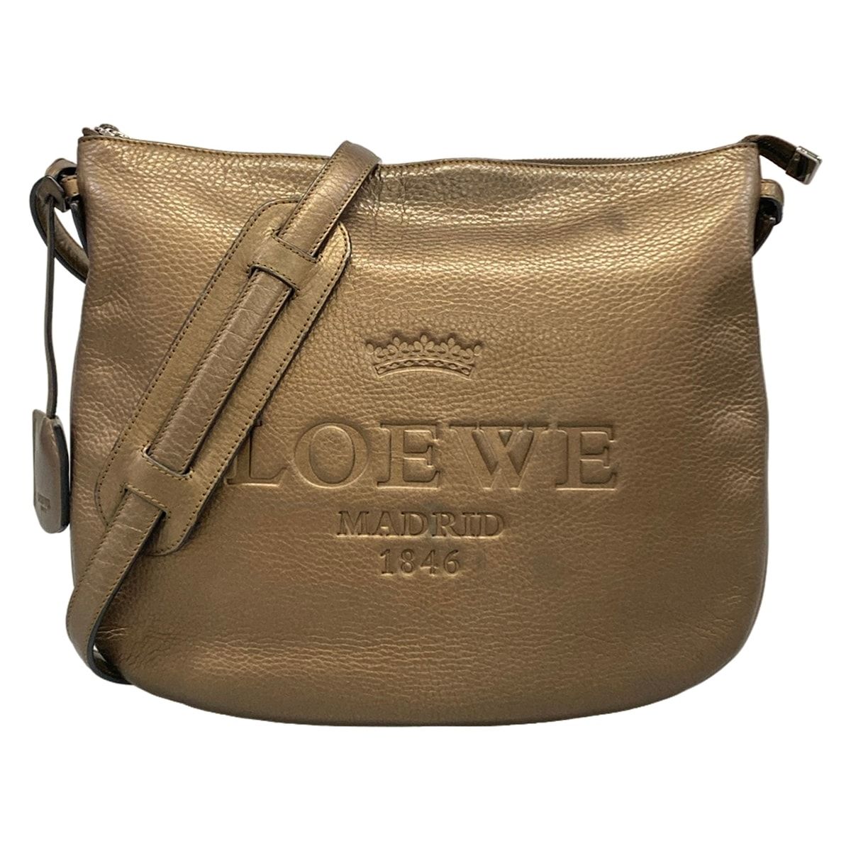 LOEWE(ロエベ) ショルダーバッグ ヘリテージ ブロンズ レザー