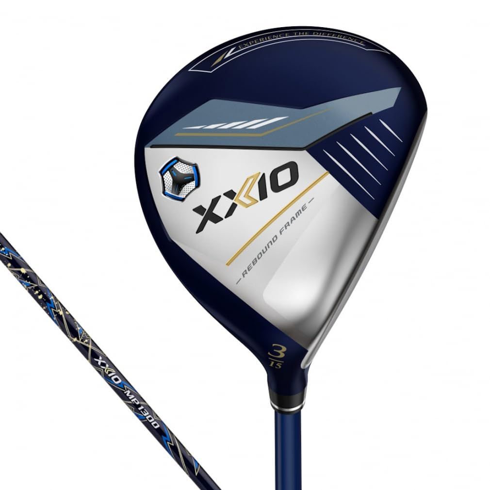新品 DUNLOP(ダンロップ) フェアウェイウッド XXIO ゼクシオ サーティーン MP1300 シャフト カーボン メンズ 右 ネイビー ロフト角: 15度 番手#: 3 フレックス:R