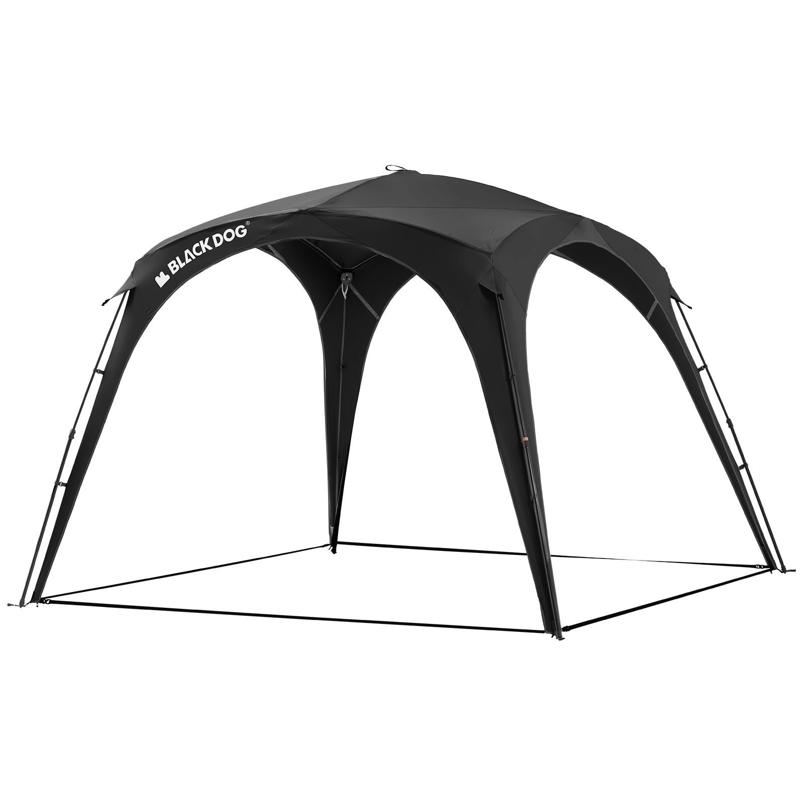 【特価】3×3×2.2m 自立型 4-6人用 ワンタッチタープ 無限拡張可能 アウトドアキャンプ 設営簡単 uvカット BLACKDOG 収納バッグ付き 大型 テントタープ (天宙本体)