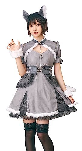 クリアストーン(Clearstone) ダスティコンフィ コスプレ ハロウィン ウルフ レディース グレーpms b27960c1