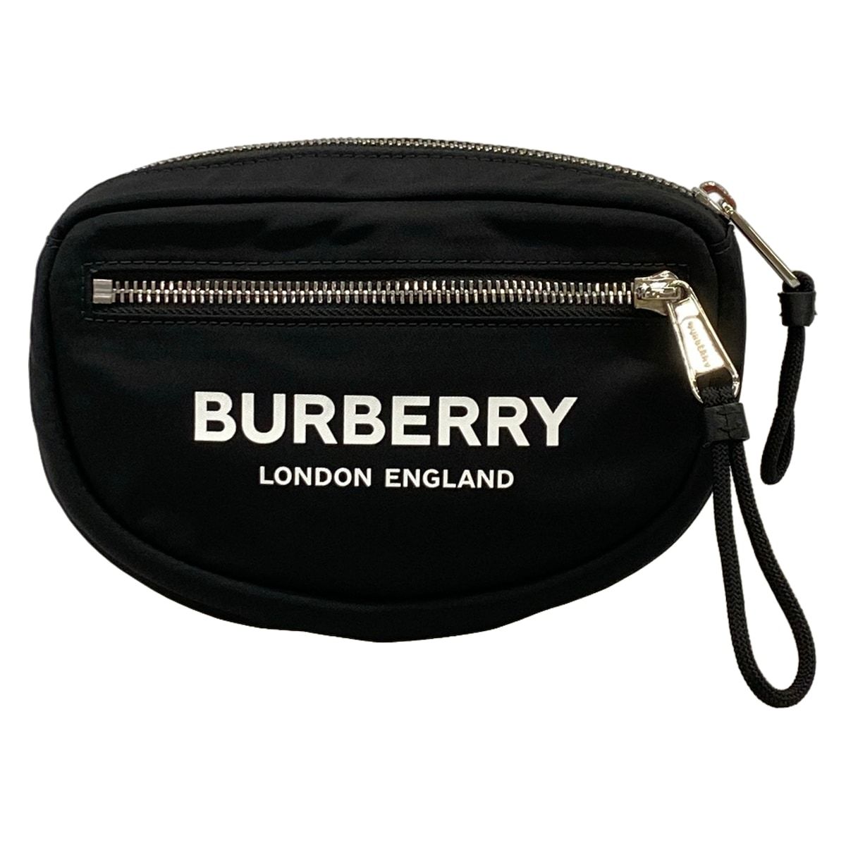 BURBERRY LONDON ENGLAND(バーバリーロンドンイングランド) ウエストポーチ美品 8021091 黒