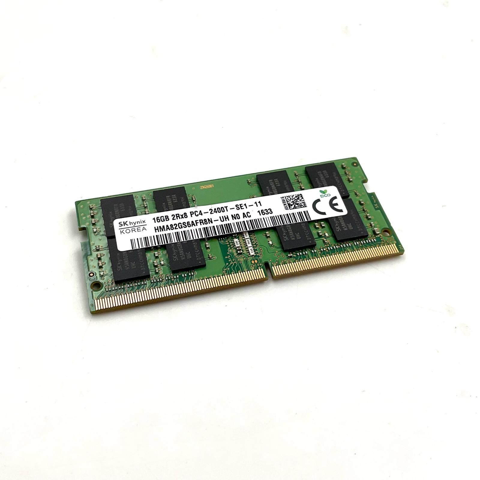 DDR4-2400 16GB SO-DIMM メモリ 美品 動作確認済 - メルカリ 【動作確認】SP 16GB DDR4-2400 SO-DIMM メモリー(4枚)