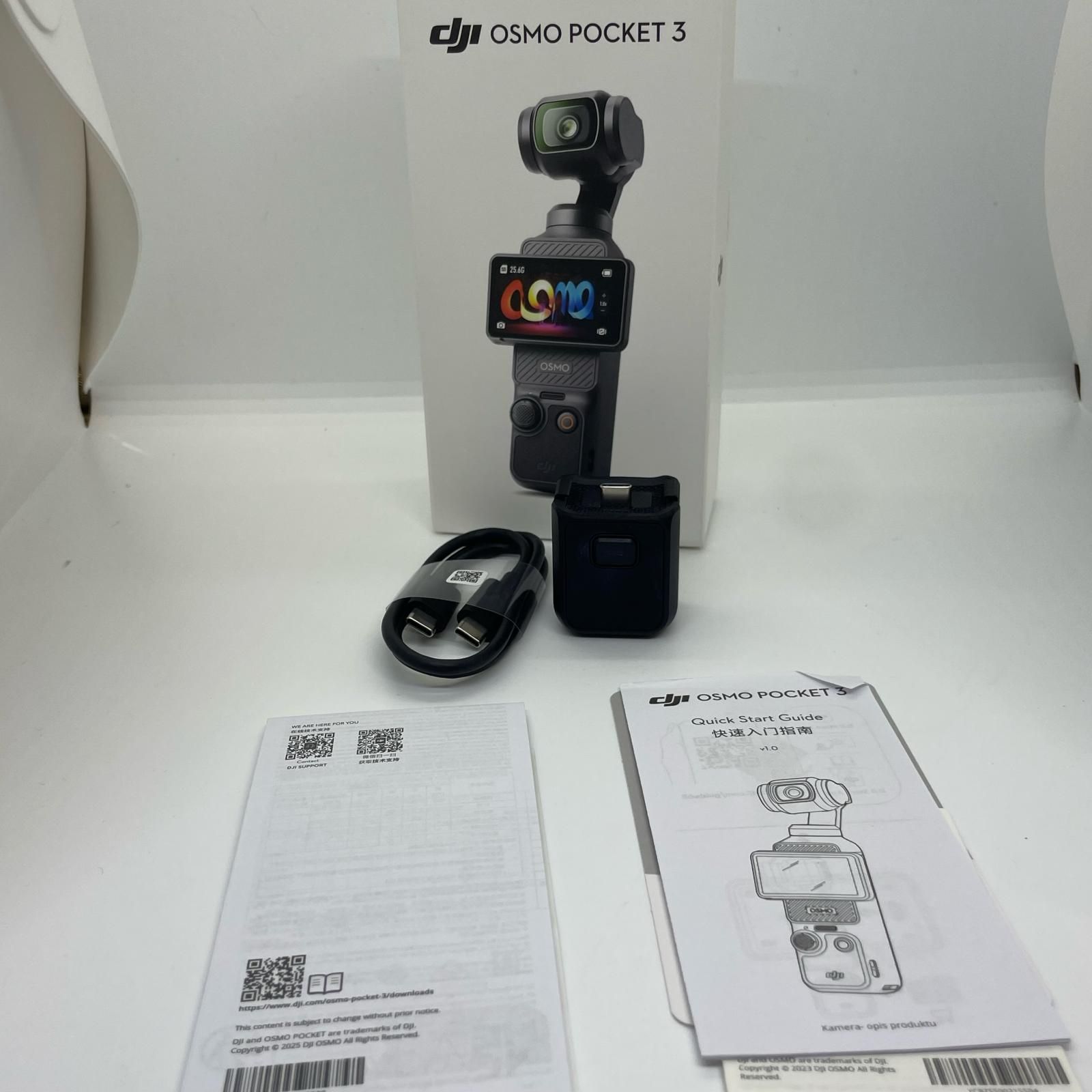 【最速発送】DJI OSMO POCKET 美品 動作確認済 DJI OSMO POCKET 3 美品 動作確認済【全額返金保証】【最速発送
