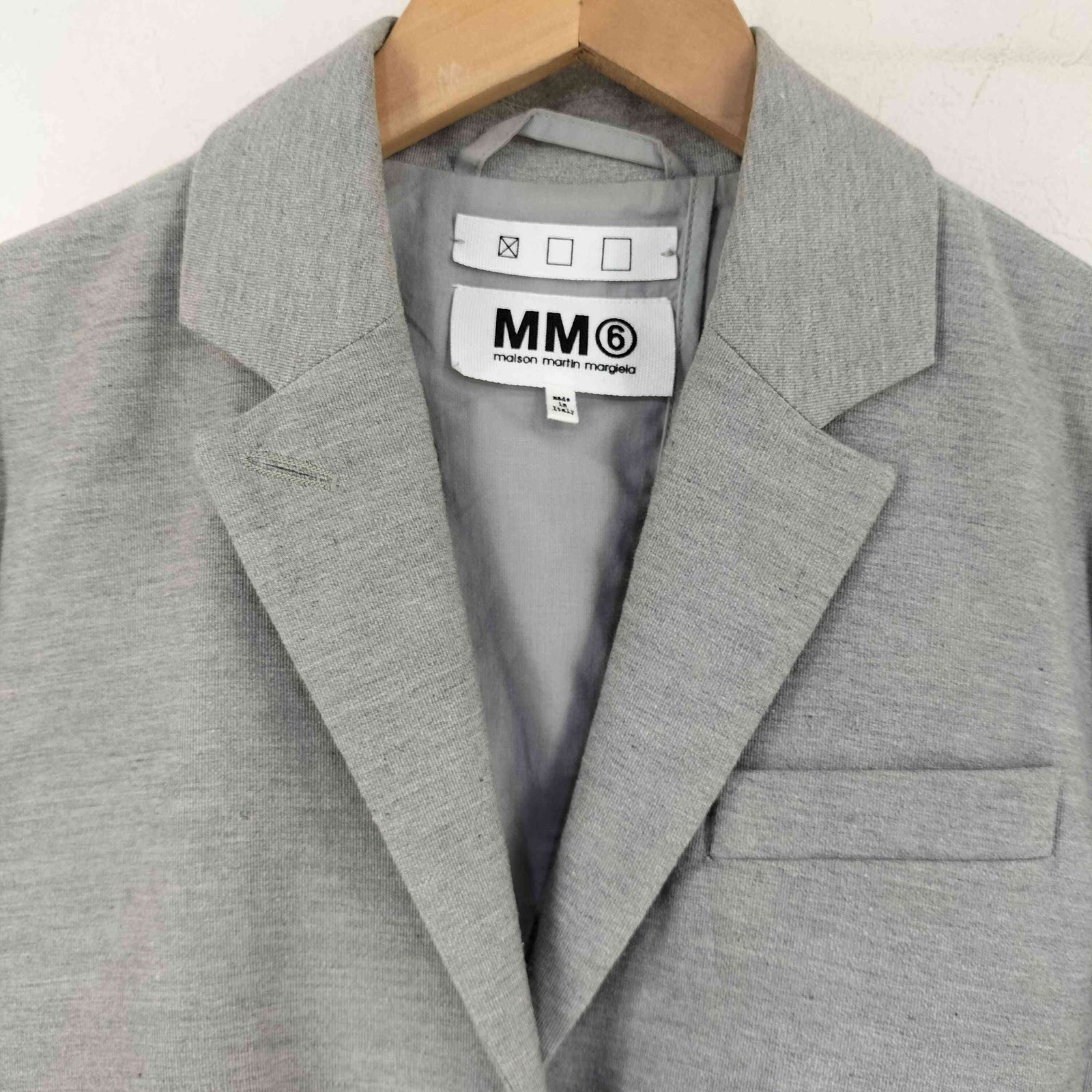 レディース MM6 Maison Margiela 2017年チェック柄テーラードジャケット