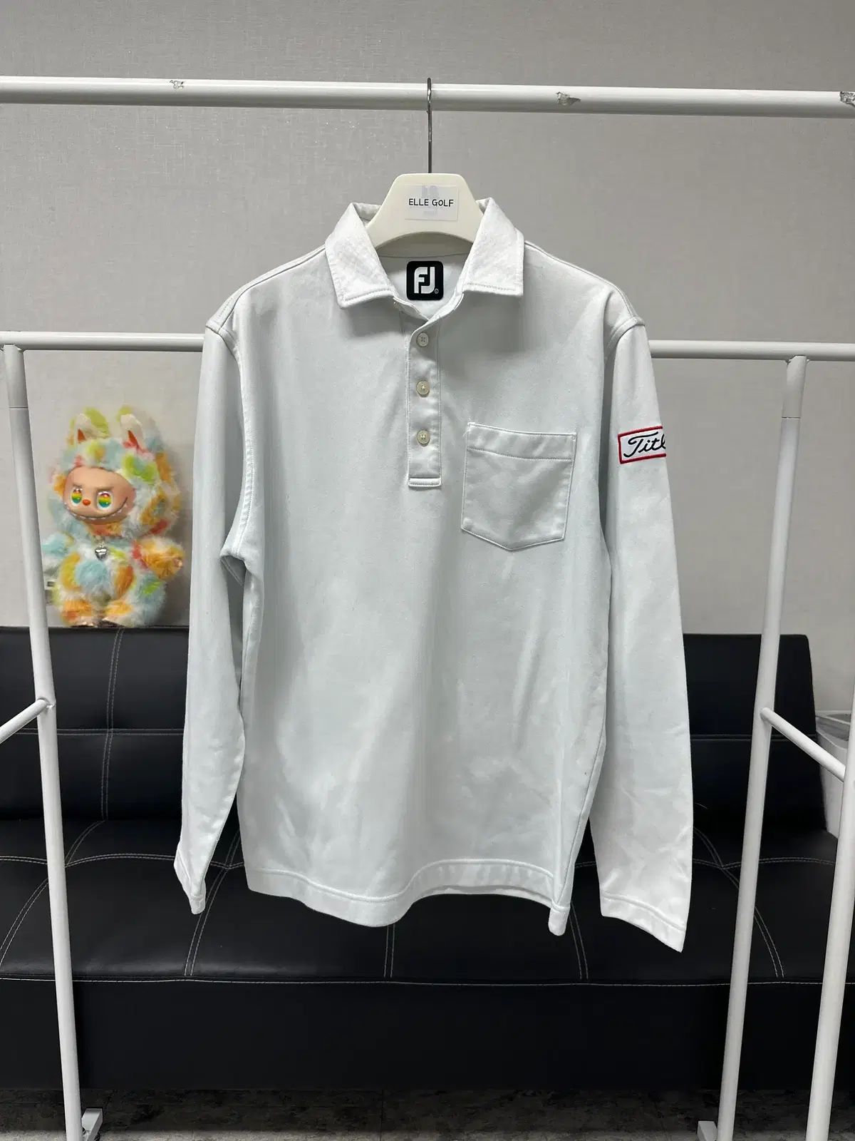 サイズ 100) FootJoy フットジョイ 白 長袖 カラーTシャツ