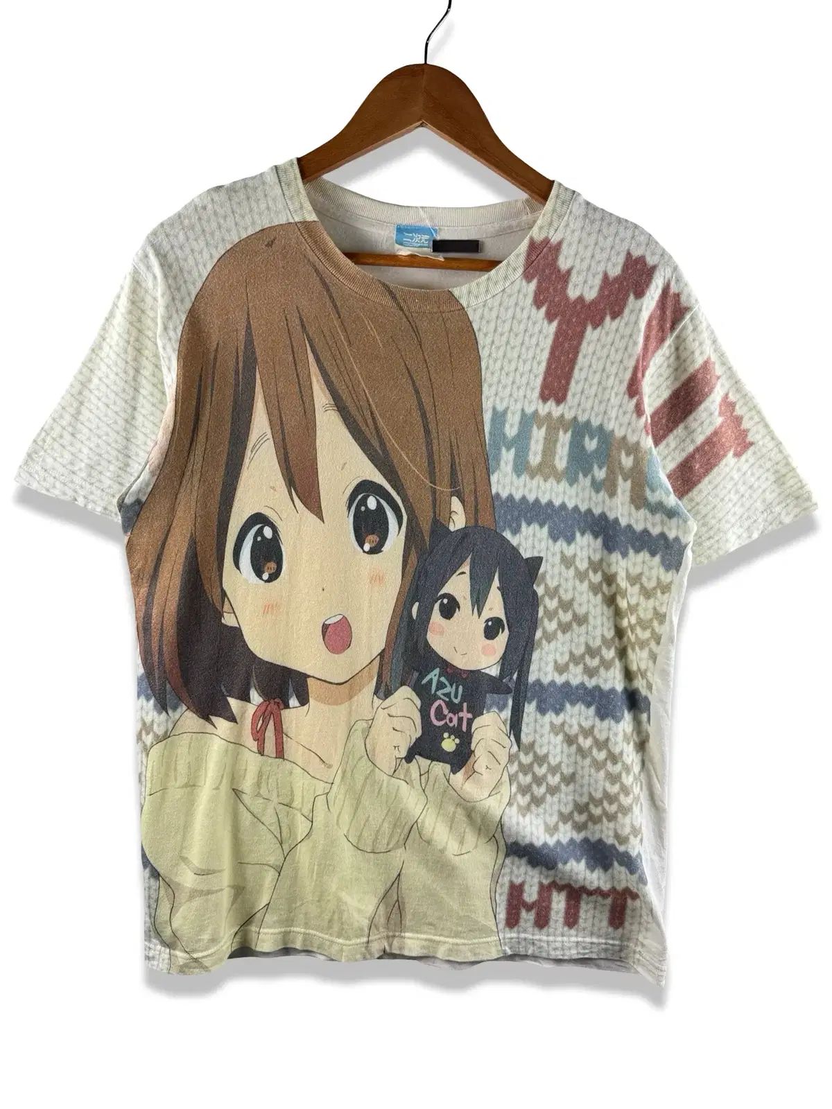 K-ON けいおん！ ひらさわ ゆい フールグラフィック コス파 Tシャツ4223