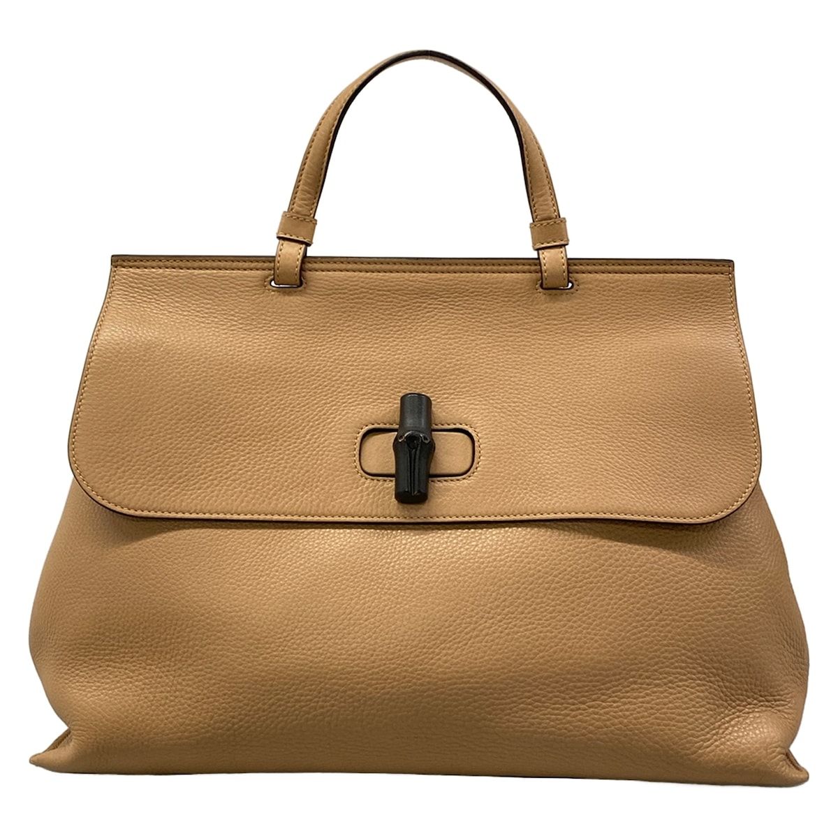 GUCCI(グッチ) ハンドバッグ バンブーデイリー 370830 ブラウン レザー