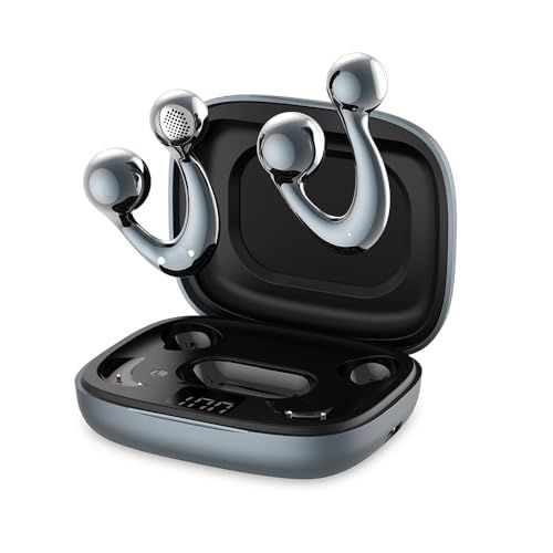 【新品】【耳元のファッション・美学を再定義】CHUDA Bluetoothイヤホン イヤーカフ bluetooth 6.1 完全ワイヤレス 空気伝導 耳を塞がない 骨伝導より快適 マイク付き LEDディスプレイ Hi-Fi ENCノイズキャン 1d38f0a2