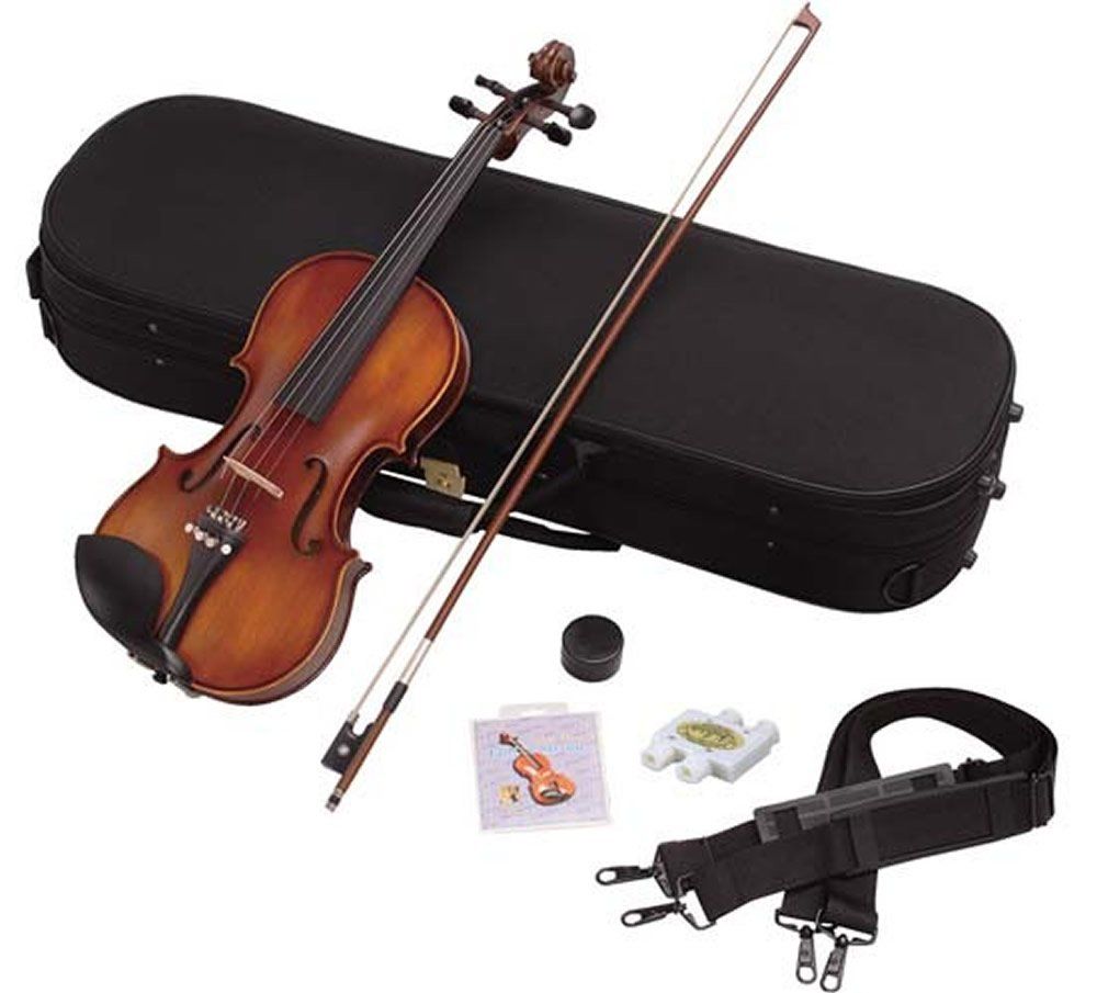 新品 Hallstatt ハルシュタット 初心者用ヴァイオリンセット V-22 4/4サイズバイオリン (通常サイズ)