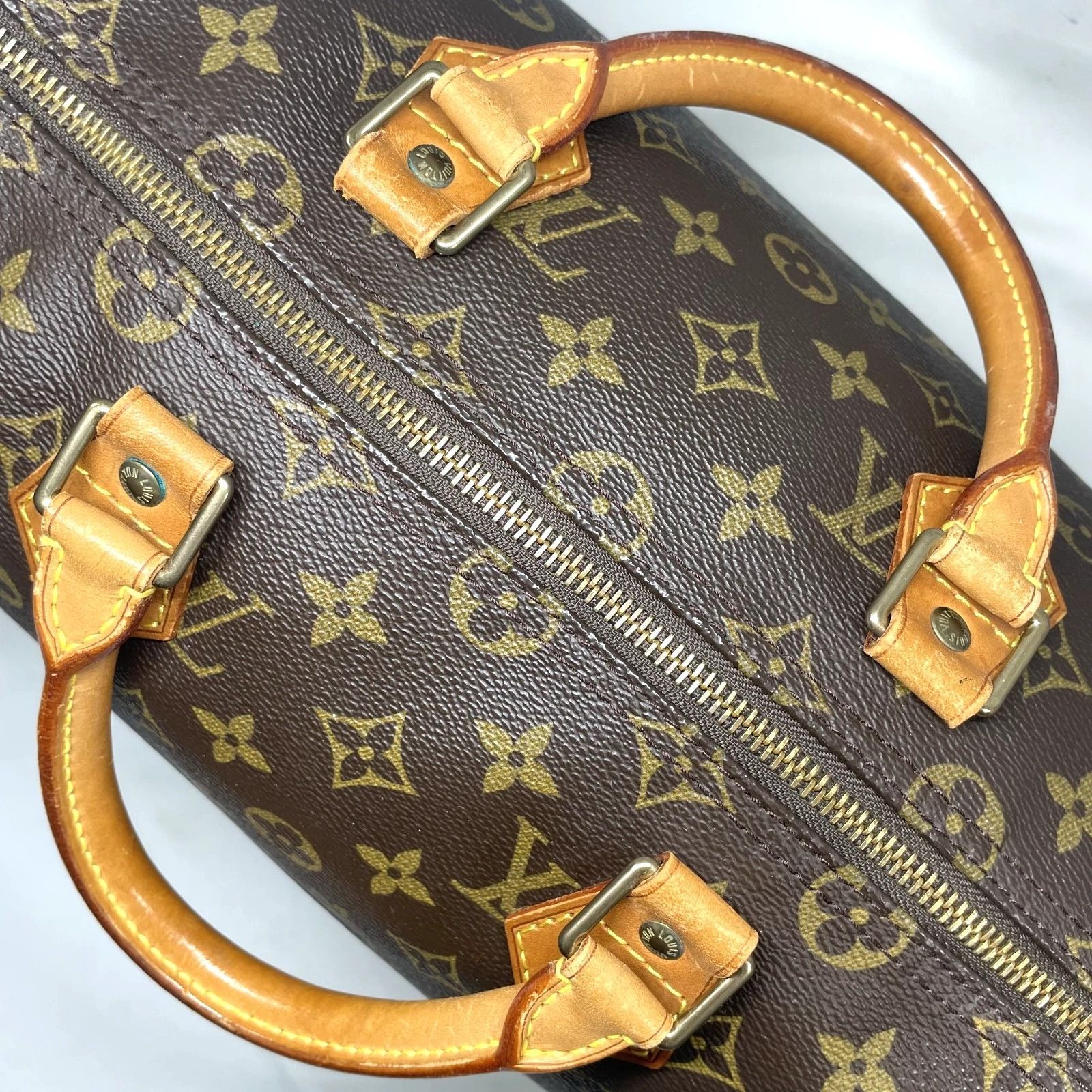 本物】ルイ ヴィトン ハンドバッグ スピーディ35 Speedy 35 モノグラム