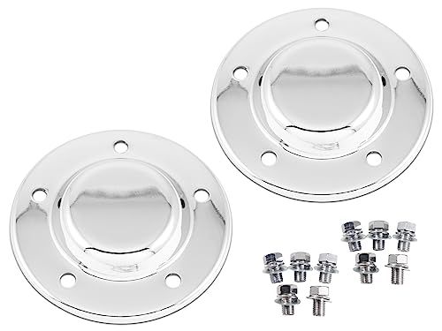TRISTAR'S [三菱ふそう スーパーグレート 低床車用] メッキ フロント ハブキャップ センターキャップ 左右セット 互換品as db5e8030