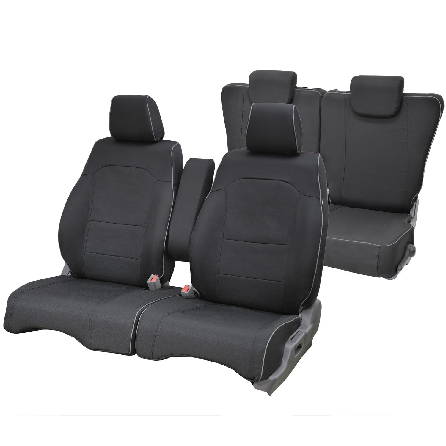 新品 ボンフォーム(BONFORM) 車種専用シートカバー ウォーターレペレント 撥水タイプ エブリイワゴン DA64W系 M4-20 カラー：ブラック 4479-07BK