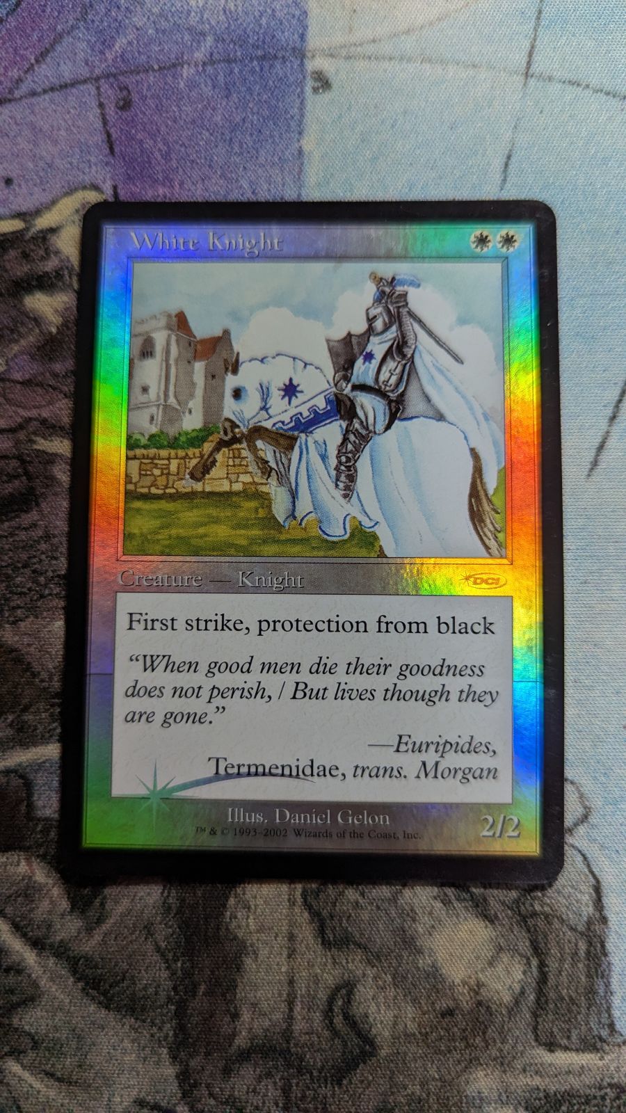 MTG　旧枠　foil　白騎士　英語