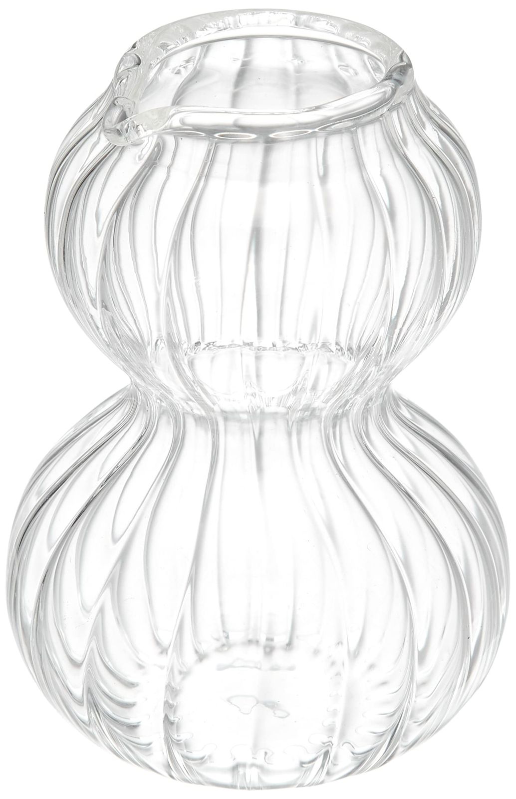 新品 アデリア(ADERIA) ガラス ミルクピッチャー 25ml ピーナツS 12個セット F-37418 クリア