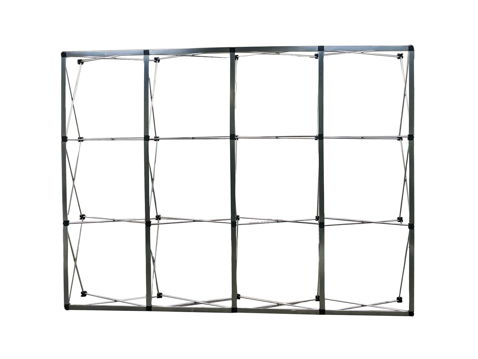 新品 INTBUYING バックパネルスタンド 3*4 ポップアップ ディスプレイスタンド 室内用 アルミ質 背景スタンド 会議 結婚式