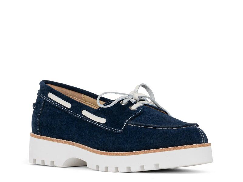 ドナルドプリネール レディース シューズ スリッポン・ローファー プラットフォーム Donald Pliner Harlie Platform Loafer Navy ネイビー