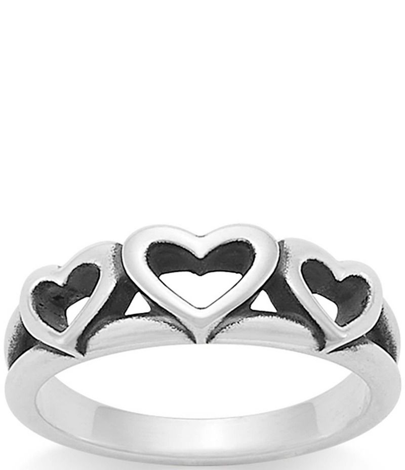 ジェームズ エイヴリー レディース アクセサリー 指輪 James Avery Triple Hearts Band Ring Sterling Silver シルバー