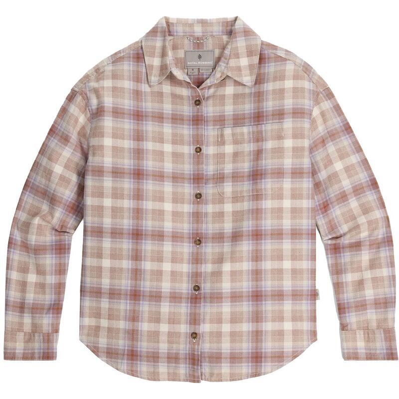 ロイヤルロビンズ レディース トップス Tシャツ 長袖 Royal Robbins Lieback Overshirt LongSleeve Top Womens Chalk Dipsea Plaid