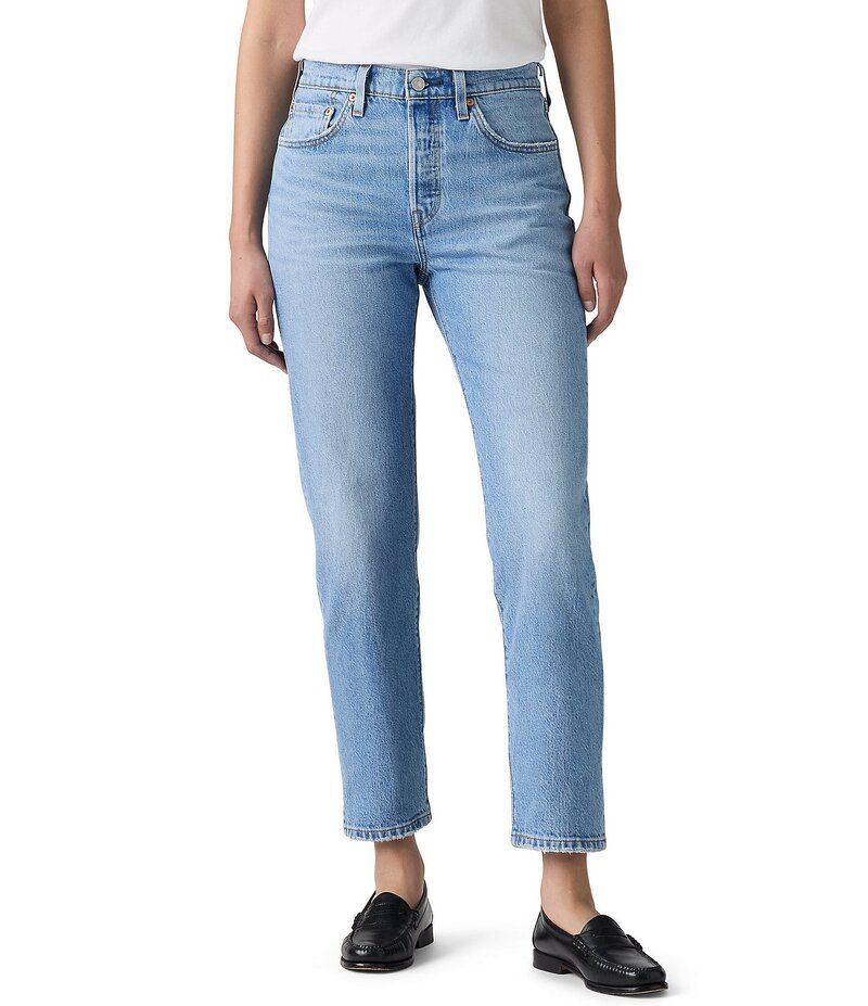 リーバイス レディース ボトムス デニムパンツ クロップド ジーンズ LevisR 501R Original High Rise Fitted Cropped Jeans No Referee