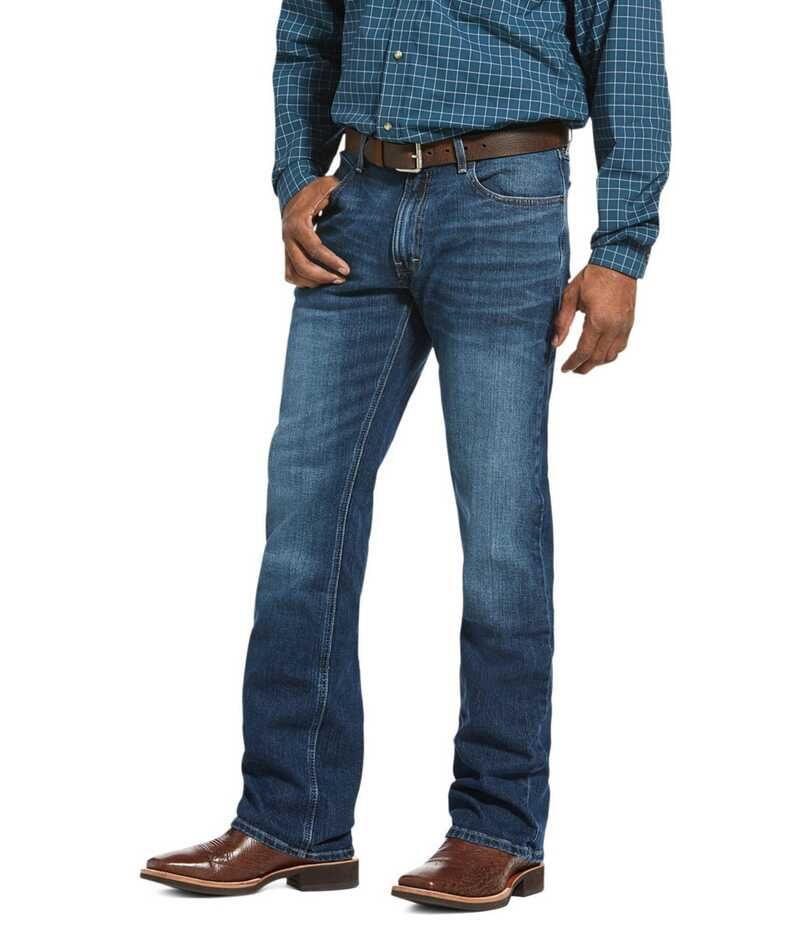 アリアト メンズ ボトムス デニムパンツ リラックスフィット ブーツカット ブーツ ジーンズ Ariat M4 Legacy Freeman Relaxed Fit Bootcut Leg Jeans