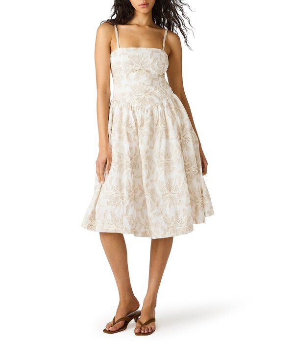 スティーブ マデン レディース トップス ワンピース Steve Madden Stassi Drop Waist Dress Bermuda Bay