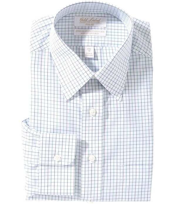 ラウンドトゥリーアンドヨーク メンズ トップス シャツ Roundtree Yorke Gold Label Full Fit NonIron Point Collar Tattersall Dres