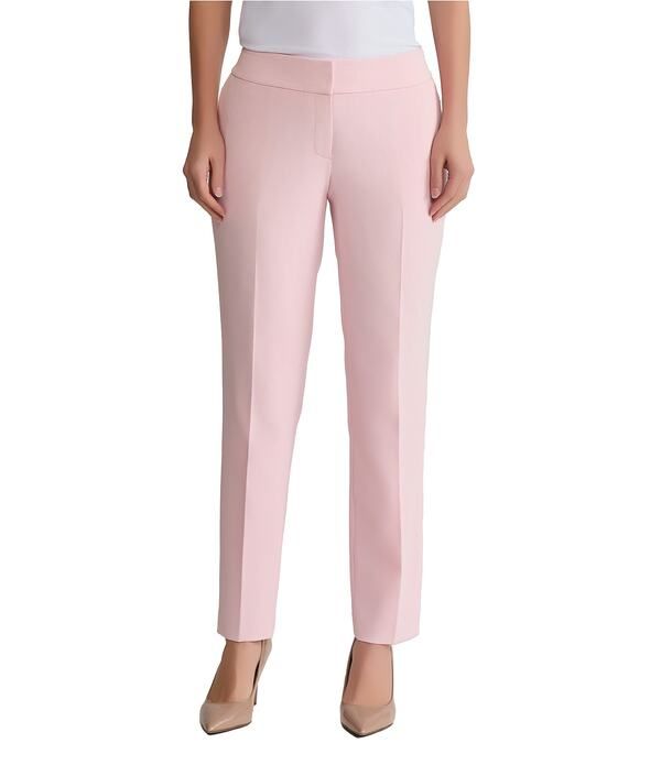 カスパール レディース ボトムス カジュアルパンツ クレープチ Kasper Petite Size Stretch Crepe Slim Pants Pink ピンク
